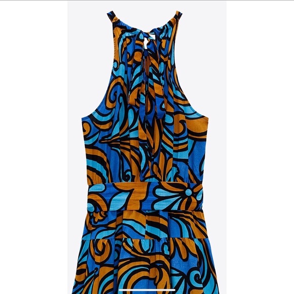 NWT Zara Printed Dress Size XS - Picture 8 of 11